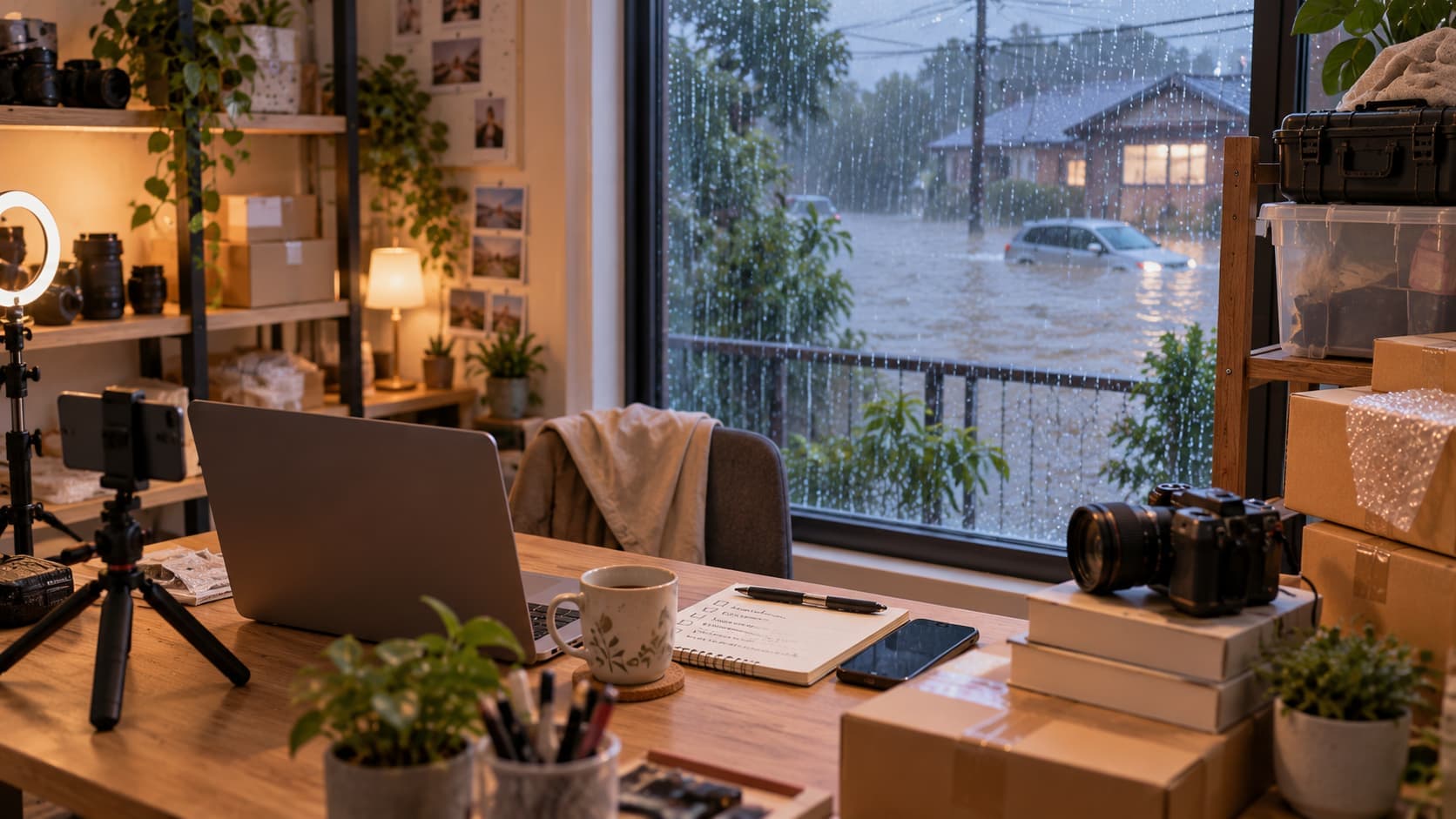 Creating Content During Floods
